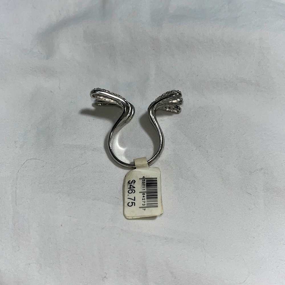 Silver and White CZ Ring For Women